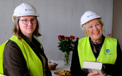 Frú Halla Tómasdóttir sækir Náttúruminjasafn Íslands heim